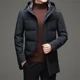 thumbnail image 4 of Chaqueta larga de plumón para hombre, chaqueta de plumón de pato ligera con relleno para hombre, chaquetas de invierno de marca para hombre, ropa de invierno para hombre, abrigo para hombre, 4 of 4