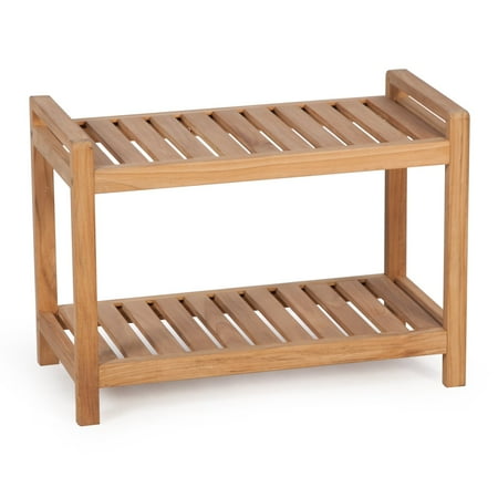 Belham Living Teak Shower Bench Walmart Com