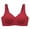 Red, variant on Sports Bras for Women Comfortable Wireless Seamless Full Coverage Adjustable Strap Yoga Sleep Plus Size Bra