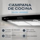 thumbnail image 2 of FLINE | Campana de cocina 60 cm | GABINETE | Slim negro matte | Controles botones |extractora | 3 velocidades | Brimnes 60, 2 of 7