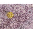 thumbnail image 6 of Unique Loom Indoor Round Traditional Vintage Area Rugs Purple/Off-White, 3' 3 x 3' 3 Round, 6 of 9