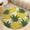 style-3, variant on Lunarable Pineapple Washable Round Rug -Circle Area Rugs for Nursery Bedroom, Vintage Non Slip Non Shedding Low Pile Carpet for Living Room Coffee Table Entryway