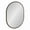 Bronze, variant on Kate and Laurel Caskill Mid-Century Oval Mirror, 18" x 24", Gold, Capsule-Shaped Accent Mirror for Entryway, Living Room, or Bathroom