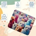 thumbnail image 3 of Alpaca Square Desk Pad Mouse Mat Gaming Mousepad, 8.3x9.8 Inch, Non-Slip Rubber Bottom, Printed, Suitable for Office and Gaming, 3 of 6