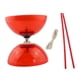 thumbnail image 1 of Juguete de bola de diábolo, juego de diábolo chino para fitness con 2 palos de diábolo individuales rojo, 1 of 9