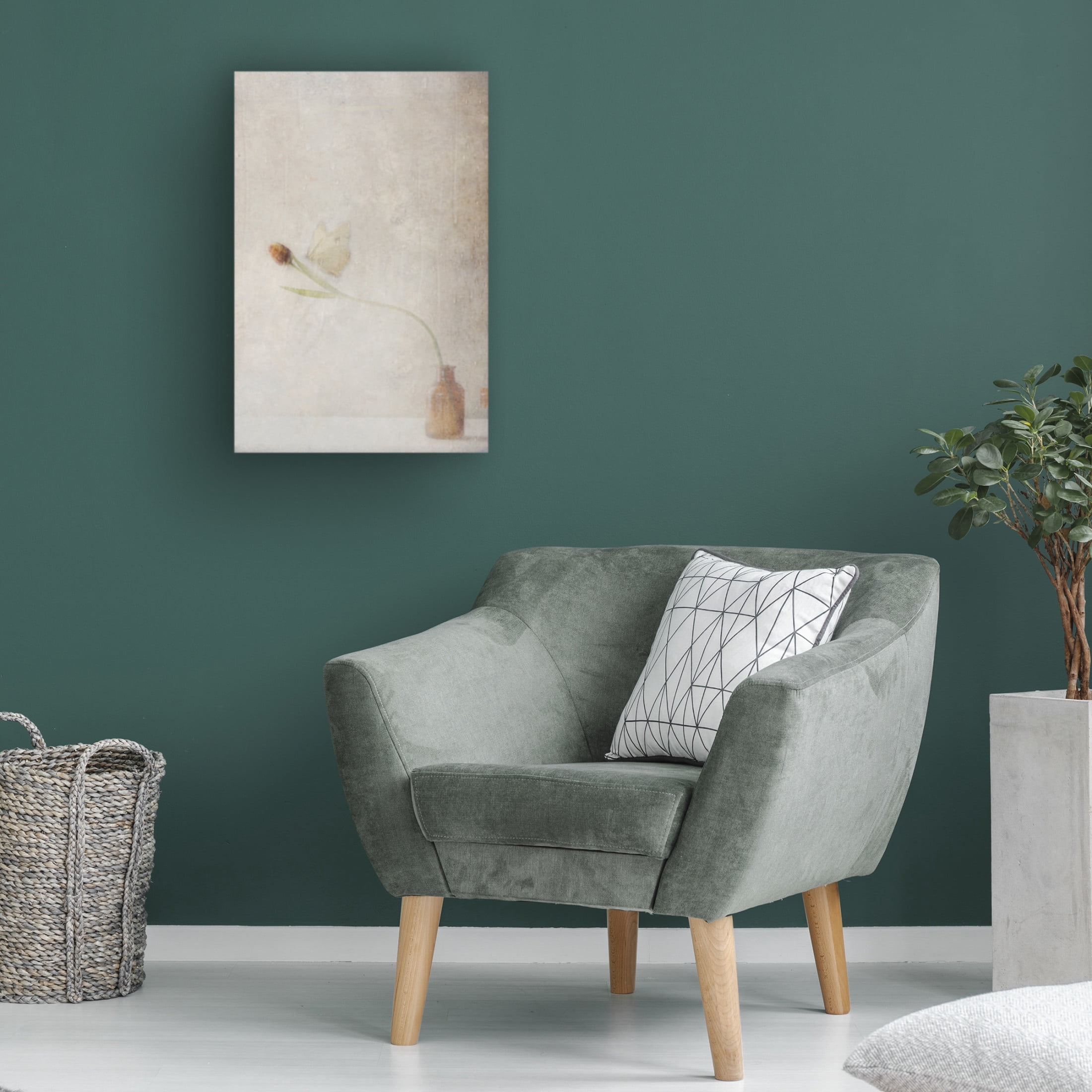 Canvas Wall Art - Delphine Devos 'Ephemeral Meeting' Wall Art for Living Room, Bedroom, or Office D?cor by Trademark Fine Art - 16 x 24 Inches