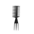 thumbnail image 2 of Double-Sided Wide Tooth Styling Comb Hair Fork Beauty Salon Tool, 2 of 4