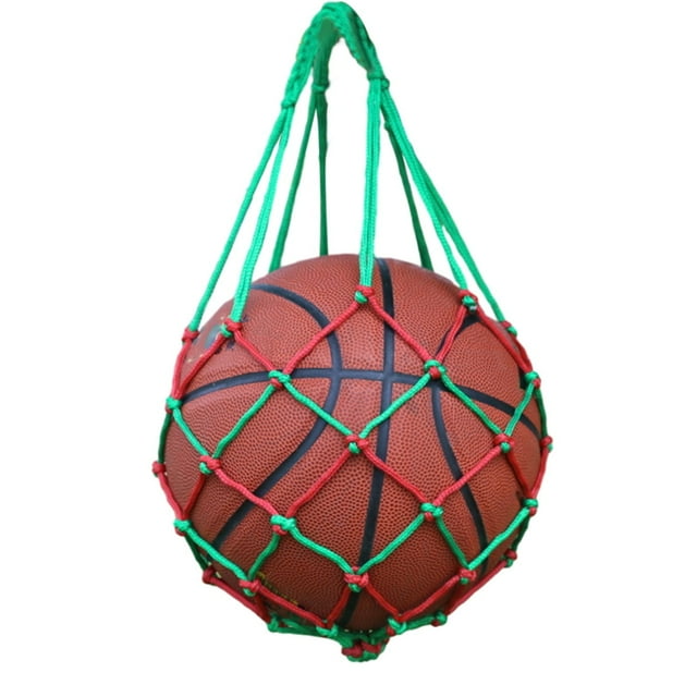 CSChome Football Net Bag Basketball Net Wear Resistant Strong Load-bearing Multipurpose Volleyball Football Storage