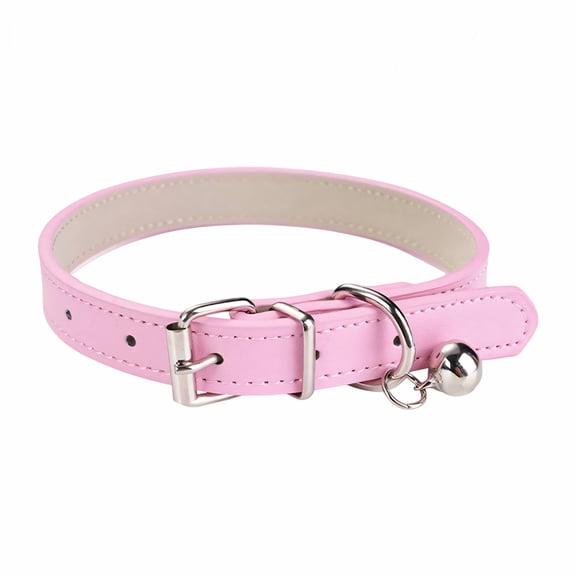 GASTROPOD 2026 New Cat Collar Cultural Flavor Cat Collar with Bells Lightweight Wear Small Dog Collar for Indoor Outdoor Pink