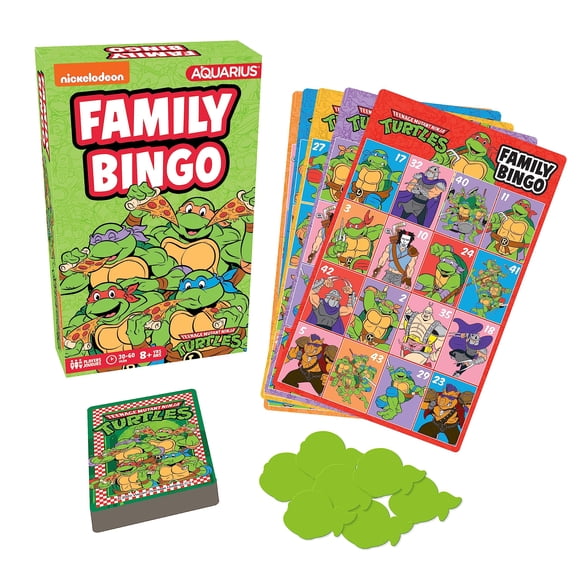 Juego de bingo AQUARIUS Teenage Mutant Ninja Turtles Family