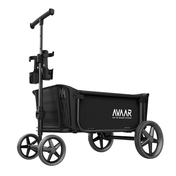 Avaar Utility Cart, Go Anywhere Series, Black