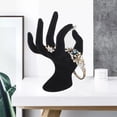 thumbnail image 5 of Hand Model Jewelry Display Holder Bracelet s Necklace Stand Organizer Holder Black Velvet, 5 of 8