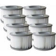 thumbnail image 1 of Filtre de Spa et Spa Lavable et Réutilisable, Papier Dacron Résistant pour Eau Propre et Fraîche, Cartouche de Remplacement Assurant une Filtration Haute Efficacité (8), 1 of 5