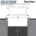 thumbnail image 6 of DeerValley  DV-1K507 Fireclay White Kitchen Sink with Grid and Strainer 18" Square Undermount, 6 of 16