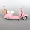 thumbnail image 2 of Modelo de Scooter Vespa YONGSHENG rosa coche de Motor de simulación Vintage, 2 of 4