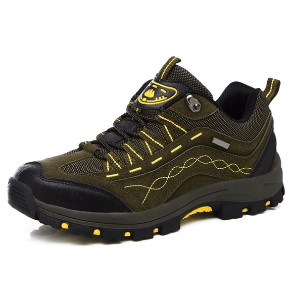 AJGRHE Women's Lightweight Hiking Shoes for Walking, Outdoor & Climbing High Top Hiking Sneakers Lightweight Comfortable Trekking Shoes For Outdoor Adventure Army Green 39