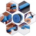 thumbnail image 4 of Paquete de 10 empuñaduras para raquetas de tenis multicolores antideslizantes y que absorben el sudor para tenis, bádminton y squash, 4 of 6
