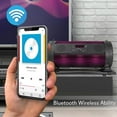 thumbnail image 5 of Pyle Bluetooth Boom Box Speaker System - Wireless & Portable Stereo Speaker with Built-in LED Light, 5 of 8