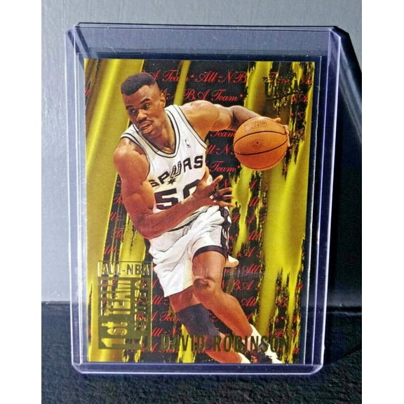 1995-96 David Robinson Fleer Ultra All-NBA Team #4 Basketball Card