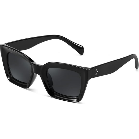 FEISEDY Classic Women Sunglasses Fashion Thick Square Sun Glasses Chunky Frame UV400 B2471