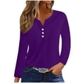 thumbnail image 2 of Karight Womens Button Down Shirt Long Sleeve Blouse, 2 of 6