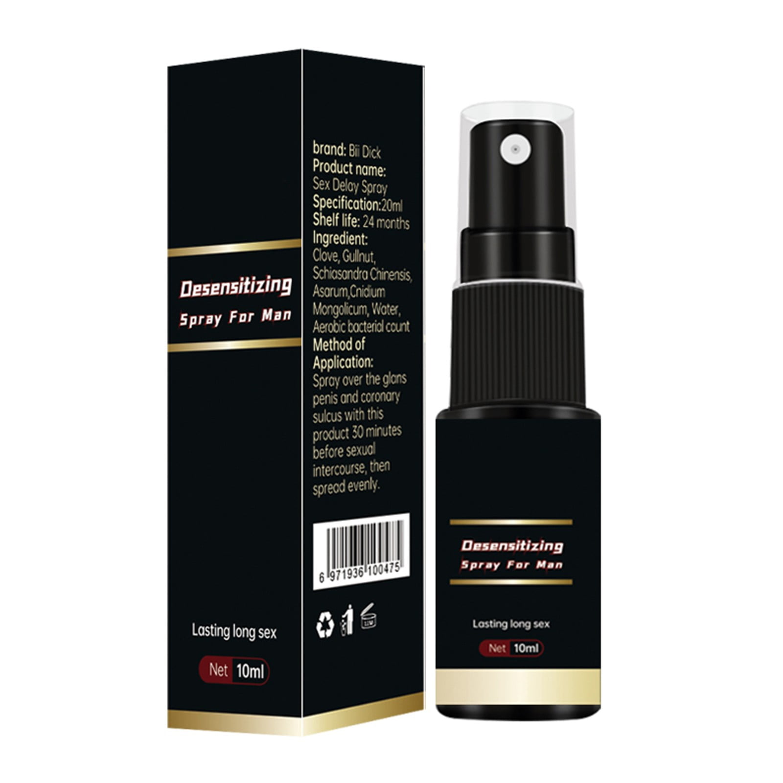 AZZAKVG Delay Spray For Men Peniis Premature Ejaculation Enlargement For Men Peniis Extender Enlargement Powerful Vigra 60 Minute 10ML
