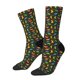 thumbnail image 1 of Balery Cartoon Dino Calcetas Largas con Estampado para Hombre y Mujer – Suaves y Transpirables, Talla Única (US 5-11), 1 of 6