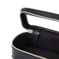 thumbnail image 7 of Women PU Makeup Brush Bag Makeup Brush Holder Bag Cosmetic Organizer Bag Large Capacity Makeup Storage Bag Transparent Portable Cosmetic Pouch Dual Zipper Travel Cosmetic Bag (Black), 7 of 7