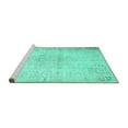 thumbnail image 2 of Ahgly Company Machine Washable Indoor Rectangle Persian Turquoise Blue Traditional Area Rugs, 8' x 12', 2 of 4