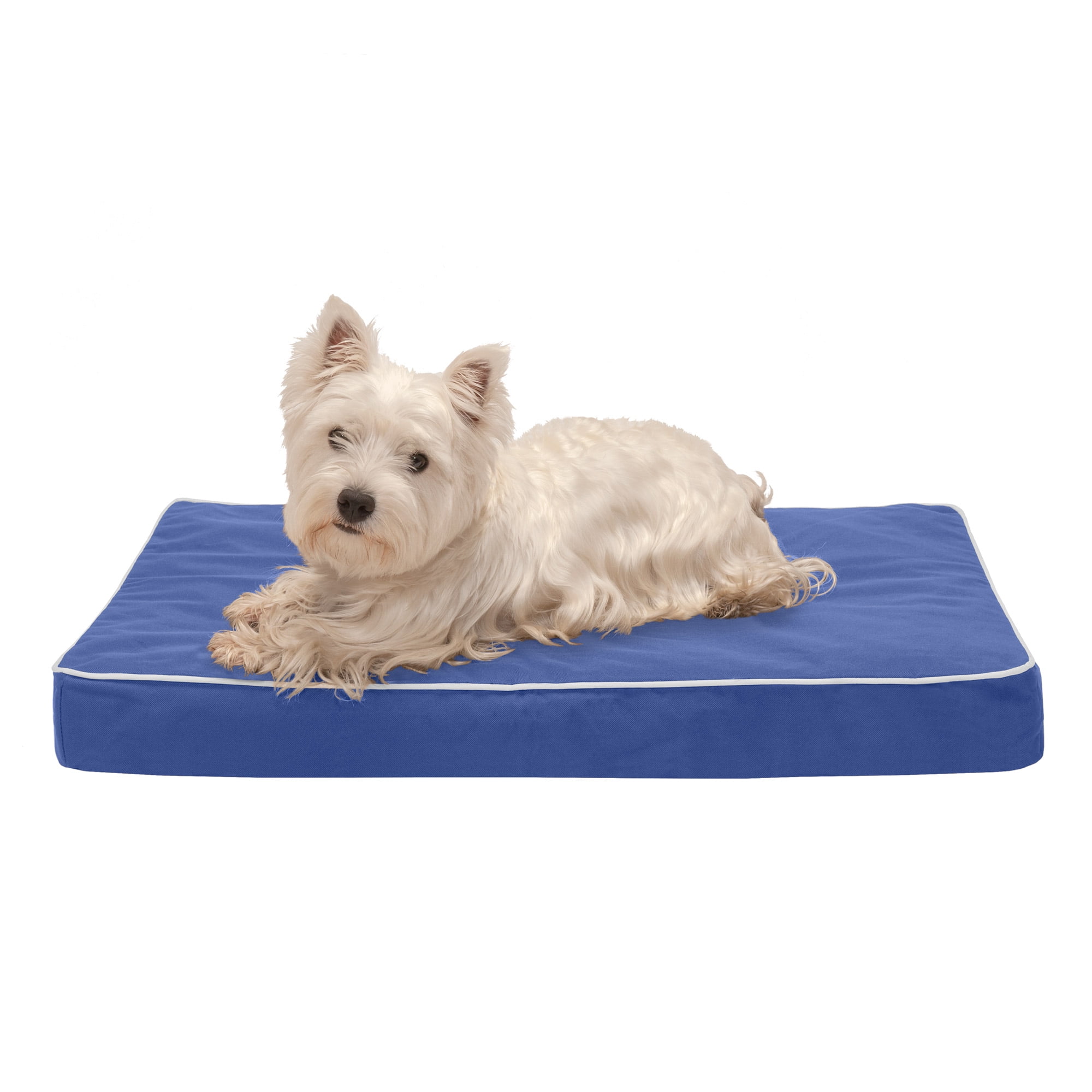 FurHaven Pet Dog Bed Deluxe Memory Foam Polycanvas Indoor/Outdoor