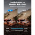 thumbnail image 3 of Cable HDMI Highwings 8K@60Hz 2,5 m 48 Gbps de nailon trenzado, 3 of 8