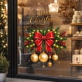 thumbnail image 5 of Christmas Window Stickers Removable Vinyl Christmas Window Clings DIY Wall Window Door Mural Showcase Decal Sticker, 5 of 5