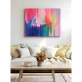 thumbnail image 5 of Colorful Abstract Canvas Print Wall Art Multicolor Fantasy Framed Canvas Art Wall Decor Aesthetic Pictures Painting Morden Artwork for Living Room Bedroom, Ready to Hang - 16"x20", 5 of 6