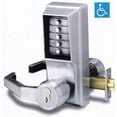 thumbnail image 4 of Kaba Access LL1021S-26D-41 L1000 Series Mechanical Pushbutton Cylindrical Lever Lock, Satin Chrome, 4 of 4