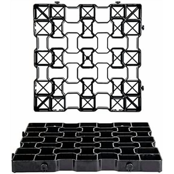 11 sq ft/4pcs Pack Permeable Pavers Grass Grid for Driveway,  RV Pad, Stables, Gravel, Fire Lanes, Outdoors Road DIY, Load is up to 97000  lbs (1.8" Depth)$$Tools & Hardware Other