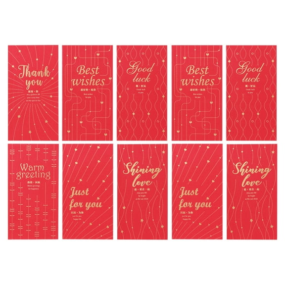 36 Pcs Chinese Style Red Envelope Kids' Gifts Red Envelopes New Year Red Envelope Envelope Retro Red Pocket Baby