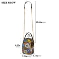 thumbnail image 2 of FORMRS Crossbody Bag for Women Quilted Travel Shoulder Cell Phone Purse with Chain Strap Handbag, Blue Floral, 2 of 7