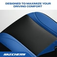 thumbnail image 5 of Skechers Leather Front Car Seat Cover – Premium Comfort and Protection, Universal Fit for Cars, SUVs, and Trucks - Blue, 5 of 8