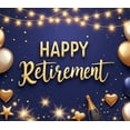 thumbnail image 4 of Decorative Design Happy Retirement Banner Colorful Balloons Stars for Retirement Celebration Party Background Indoor Decor, 4 of 8