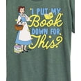 thumbnail image 3 of Disney Princess - Belle Put My Book Down - Women's Short Sleeve Graphic T-Shirt, 3 of 5