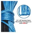 thumbnail image 4 of 15M 6mm Winch Rope String Line Cable 10000LBS Synthetic Towing Rope Car Wash Maintenance String For ATV UTV Off-Road Car Tools ,Easy to Carry, 4 of 7
