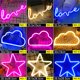 thumbnail image 1 of Venta al por mayor LED Neon Night Light Sign Wall Art Sign Night Lamp Regalo de cumpleaños de Navidad Wedding Party Wall Hanging Neon Lamp Home Decor Tan Jianjun unisex, 1 of 2