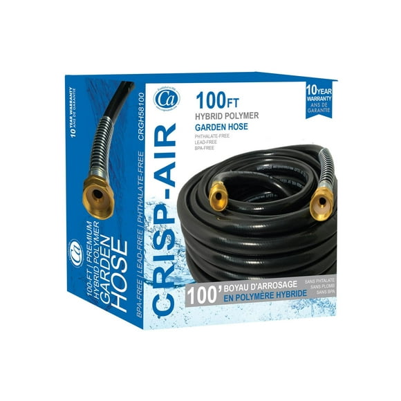 Tuyau d’arrosage toute saison de première qualité 5/8 po x 100 pi Crisp-Air