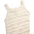 thumbnail image 4 of Jessica Simpson Baby and Toddler Girls' Crochet Cover-up Dress with Floral Applique, Sizes 12M-5T, 4 of 5