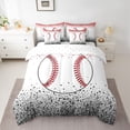 thumbnail image 2 of Castle Fairy Female Men Baseball Game Bedding Comforter Set,Sport Gamer Queen Bedding Sets, 2 of 8