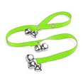 thumbnail image 1 of HEVIRGO Pet Dog Doorbell Adjustable Rope Housetraining Communicate Clicker with 7 Bells, 1 of 11
