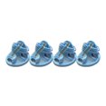 thumbnail image 1 of 4Pcs Anti-slip Spring Summer Pet Boots Paw Breathable Mesh Soft Bottom Dog Shoes, 1 of 5