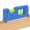 Blue, variant on Mini Magnetic Spirit Level with 2 Bubble Portable Small Horizontal Vertical Pocket Level Measuring Layout Tool for Home Measurement