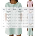 thumbnail image 3 of Blmnix Shift Woman Dress Button Down with Pockets Striped Dress Under Dress Green Crew Neck Mini Short Sleeve Adaptable Ladies Summer Dresses S, 3 of 7