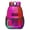 Red and Pink, variant on Purple and Black Wavy Checkered Pattern 17" School Backpacks for Teens,Waterproof Oxford Fabric,S-Shape Padded Straps for School,Travel,Hiking,Camping